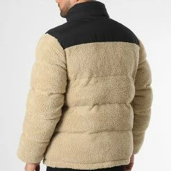 Meilleure affaire 🛒 Doudoune Sherpa Capuche Utahsherpa Beige de Schott NYC ✔️ -Schott NYC Soldes schott nyc 347693 UTAHSHERPA BEIGE 20221110T155601 04