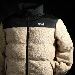 Meilleure affaire 🛒 Doudoune Sherpa Capuche Utahsherpa Beige de Schott NYC ✔️ -Schott NYC Soldes schott nyc 347693 UTAHSHERPA BEIGE 20221122T084022 05
