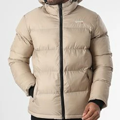 Coupon 🎉 Doudoune Capuche Idaho 2 Beige de Schott NYC ⭐ -Schott NYC Soldes schott nyc 348727 IDAHO2 BEIGE 20221129T160228 03