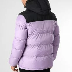 Bon marché 🧨 Doudoune Capuche Utah 2 Violet Lila de Schott NYC 🛒 -Schott NYC Soldes schott nyc 349074 UTAH2 MAUVE 20221129T153348 04