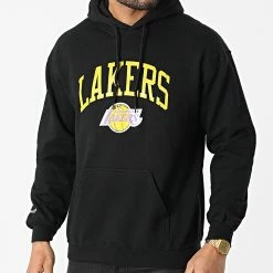 Acheter 🎁 Sweat Capuche Los Angeles Lakers Arch Noir de Mitchell and Ness ❤️ -Schott NYC Soldes mitchell and ness 299728 HDSSINTL104 LAL BLCK 20220126T155348 03
