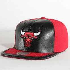 Les meilleures critiques de 👍 Casquette Snapback Day One Chicago Bulls Rouge Noir de Mitchell and Ness ❤️