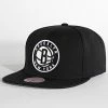 Tout neuf ✨ Casquette Snapback Team Ground 2 Brooklyn Nets Noir de Mitchell and Ness 😀 -Schott NYC Soldes mitchell and ness 303892 HHSS3256 BNE YYPPPBLCK 20220217T164311 01