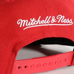 Vente flash 🎁 Casquette Snapback Team Ground 2 Chicago Bulls Rouge de Mitchell and Ness 🌟 -Schott NYC Soldes mitchell and ness 303896 HHSS3256 CBU YYPPPRED1 20220216T155951 03