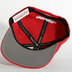 Vente flash 🎁 Casquette Snapback Team Ground 2 Chicago Bulls Rouge de Mitchell and Ness 🌟 -Schott NYC Soldes mitchell and ness 303896 HHSS3256 CBU YYPPPRED1 20220216T155952 04