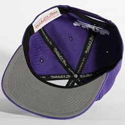 Nouveau ✨ Casquette Snapback Team Ground 2 Los Angeles Lakers Violet de Mitchell and Ness 🛒 -Schott NYC Soldes mitchell and ness 303898 HHSS3256 LAL YYPPPPURP 20220224T160815 03