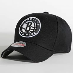Offres ❤️ Casquette Team Ground 2 Brooklyn Nets Noir de Mitchell and Ness 🧨