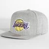 Remise 🎉 Casquette Snapback Team Heather 2 Los Angeles Lakers Gris Chiné de Mitchell and Ness 🔥 -Schott NYC Soldes mitchell and ness 303932 HHSS3272 LAL YYPPPGYHT 20220217T164338 01