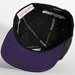 Coupon 🌟 Casquette Snapback Team Script 2 Los Angeles Lakers Noir de Mitchell and Ness ⭐ -Schott NYC Soldes mitchell and ness 303937 HHSS3280 LAL YYPPPBLCK 20220224T160751 03