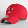 Acheter ⭐ Casquette Team Ground 2 Dad Cap Chicago Bulls Rouge de Mitchell and Ness 🎁