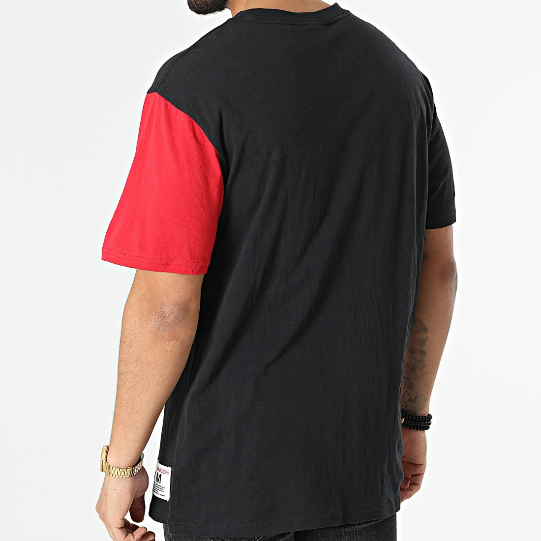 Promo 🧨 Tee 👕 Shirt Miami Heat TCRW1226-LAL Rouge Noir de Mitchell and Ness 👏 6 Promo 🧨 Tee 👕 Shirt Miami Heat TCRW1226-LAL Rouge Noir de Mitchell and Ness 👏 – Image 4