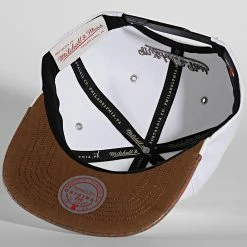 Remise ✨ Casquette Snapback Day 3 Chicago Bulls Blanc de Mitchell and Ness ❤️ -Schott NYC Soldes mitchell and ness 321367 6HSSMM19505 CBU WHBK 20220527T123604 04