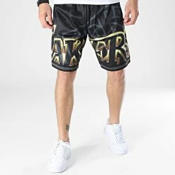 Vente flash 🥰 Short Jogging BigFace Los Angeles Lakers Noir de Mitchell and Ness 🥰 -Schott NYC Soldes mitchell and ness 324477 PSHR1259 LAL YYPPPBLCK 20220701T155756 03