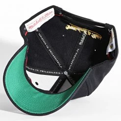 Meilleure affaire 🤩 Casquette International Los Angeles Lakers Noir de Mitchell and Ness 🛒 -Schott NYC Soldes mitchell and ness 329322 HHSSINTL102 LAL YYPPPBLCK 20220729T152151 04