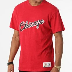 Les meilleures critiques de 🔔 Tee 👕 Shirt Chicago Bulls TCRW1221 Rouge de Mitchell and Ness 🛒