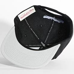 Vente flash 🥰 Casquette Snapback Core Basic Brooklyn Nets Noir Gris de Mitchell and Ness ⭐ -Schott NYC Soldes mitchell and ness 337100 6HSSJS19078 BNE BKGY 20220919T144638 03