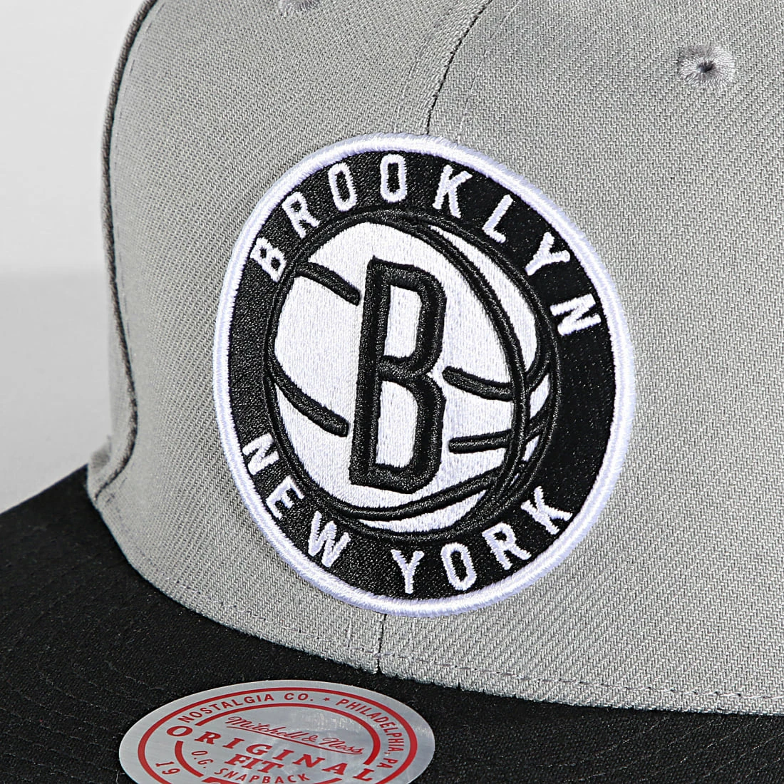 Vente flash 🎁 Casquette Snapback Core Basic Brooklyn Nets Gris de Mitchell and Ness 🔔 4 Vente flash 🎁 Casquette Snapback Core Basic Brooklyn Nets Gris de Mitchell and Ness 🔔 – Image 2