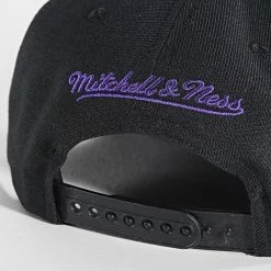 Meilleure vente ⌛ Casquette Snapback Core Basic Los Angeles Lakers Noir de Mitchell and Ness 😍 -Schott NYC Soldes mitchell and ness 337231 6HSSJS19078 LAL BKGY 20220919T145004 04