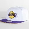 Sortie 🎉 Casquette Snapback Core Basic Los Angeles Lakers Blanc Violet de Mitchell and Ness 😀 -Schott NYC Soldes mitchell and ness 337234 6HSSJS19078 LAL WHPR 20220919T145953 01
