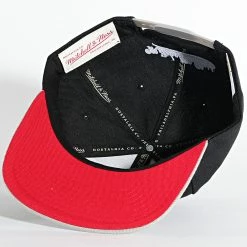 Meilleure vente 👏 Casquette Snapback Core Basic Chicago Bulls Noir Gris de Mitchell and Ness ✨ -Schott NYC Soldes mitchell and ness 337235 6HSSJS19079 CBU BKGY 20220919T145035 03