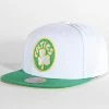 Acheter 👏 Casquette Snapback Core Basic Boston Celtics Blanc de Mitchell and Ness ❤️ -Schott NYC Soldes mitchell and ness 337236 6HSSJS19079 BCE WHGN 20220919T150033 01