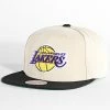 Tout neuf 🧨 Casquette Snapback NBA 50th Los Angeles Lakers Beige de Mitchell and Ness 🎁