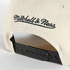 Tout neuf 🧨 Casquette Snapback NBA 50th Los Angeles Lakers Beige de Mitchell and Ness 🎁 -Schott NYC Soldes mitchell and ness 337244 6HSSSH21212 LAL OWBK 20220919T145752 04