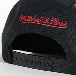 Coupon 👏 Casquette Snapback Three Collection Chicago Bulls Noir de Mitchell and Ness 😉 -Schott NYC Soldes mitchell and ness 337422 6HSSJS19184 CBU BKGY 20220919T145145 04