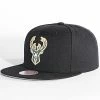 Top 10 🔥 Casquette Snapback Core Basic Milwaukee Bucks Noir de Mitchell and Ness 🛒 -Schott NYC Soldes mitchell and ness 346589 6HSSJS19078 MBU BLCK 20221116T112425 01