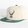 Offres 🧨 Casquette Snapback Core Basic Milwaukee Bucks Beige de Mitchell and Ness 😉 -Schott NYC Soldes mitchell and ness 346590 6HSSJS19078 MBU CRHG 20221116T112348 01