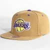 Vente flash ❤️ Casquette Snapback Core Wheat Los Angeles Lakers Camel de Mitchell and Ness 💯 -Schott NYC Soldes mitchell and ness 346595 6HSSLD21058 LAL TAN1 20221116T112229 01
