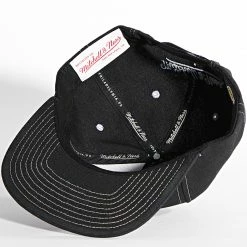 Meilleure vente 🎁 Casquette Snapback Glow Up Los Angeles Lakers Noir de Mitchell and Ness ⭐ -Schott NYC Soldes mitchell and ness 346597 6HSSMM21024 LAL BLCK 20221116T154530 04