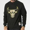 Meilleure vente 😉 Sweat Crewneck Chicago Bulls Noir de Mitchell and Ness ✔️ -Schott NYC Soldes mitchell and ness 348461 BMFCINTL1055 CBU BLCK 20221122T155323 01